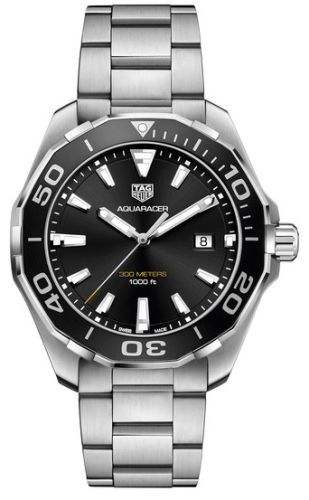 TAG Heuer Aquaracer 300M Quartz 43 Stainless Steel / Black / Bracelet
